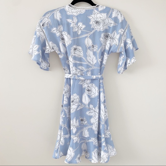 Anthropologie Moon River Floral Wrap Dress XS NWT - Picture 11 of 14